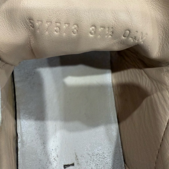 Gucci White Leather Web Bee Embroidered Platform Ace Sneakers - Picture 13 of 13